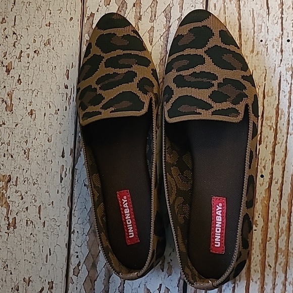 Unionbay sz 6 leopard print Rothy like loafers flats new SH209 - Picture 1 of 5